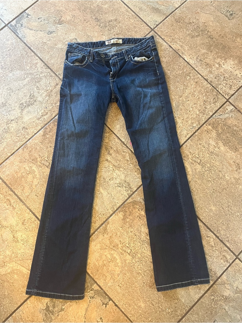 BKE Women's Dark Blue Boot Cut Jeans